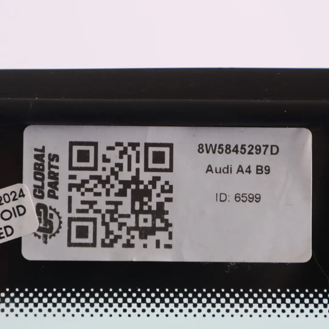 Audi A4 B9 Vitre latérale du triangle arrière gauche AS2 8W5845297D