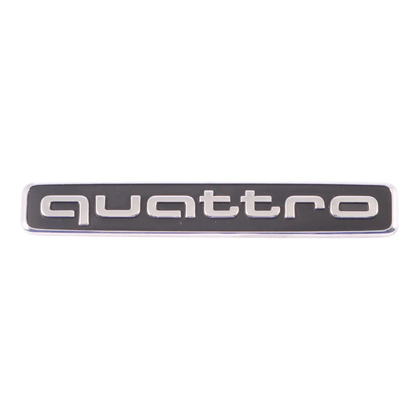 Audi A4 B9 Rear Bootlid Badge Trunk Emblem Lettering Quattro Chrome 8W5853737