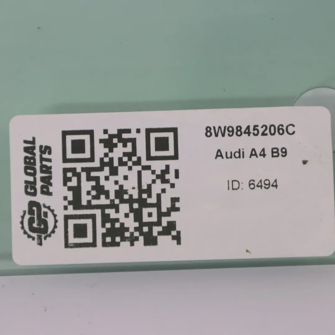 Audi A4 B9 8W Puerta Ventana Cristal AS2 Trasera Derecha 8W9845206C