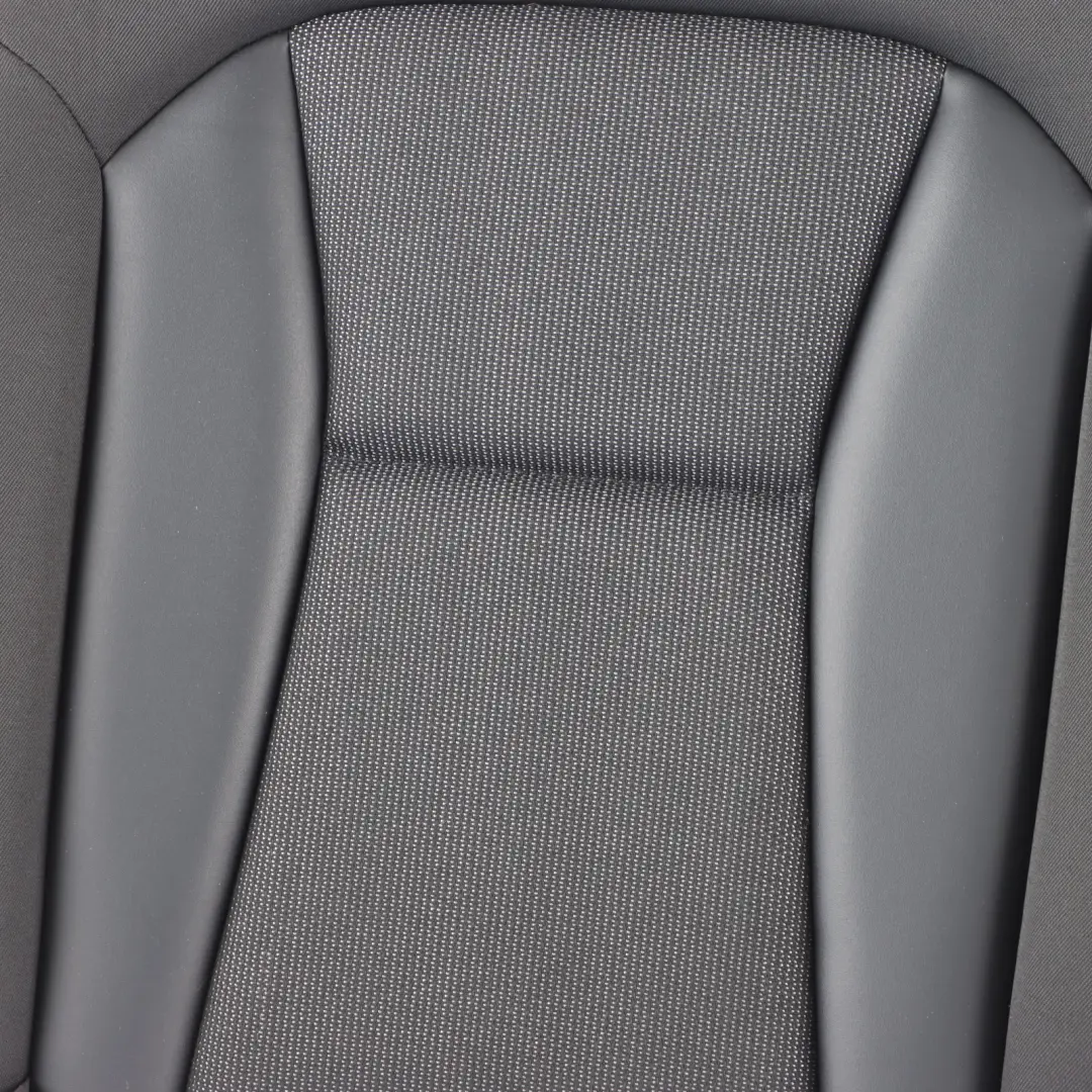 Audi A1 8X Seat Backrest Cover Rear Left N/S Black Cloth Fabric 8X4885805A