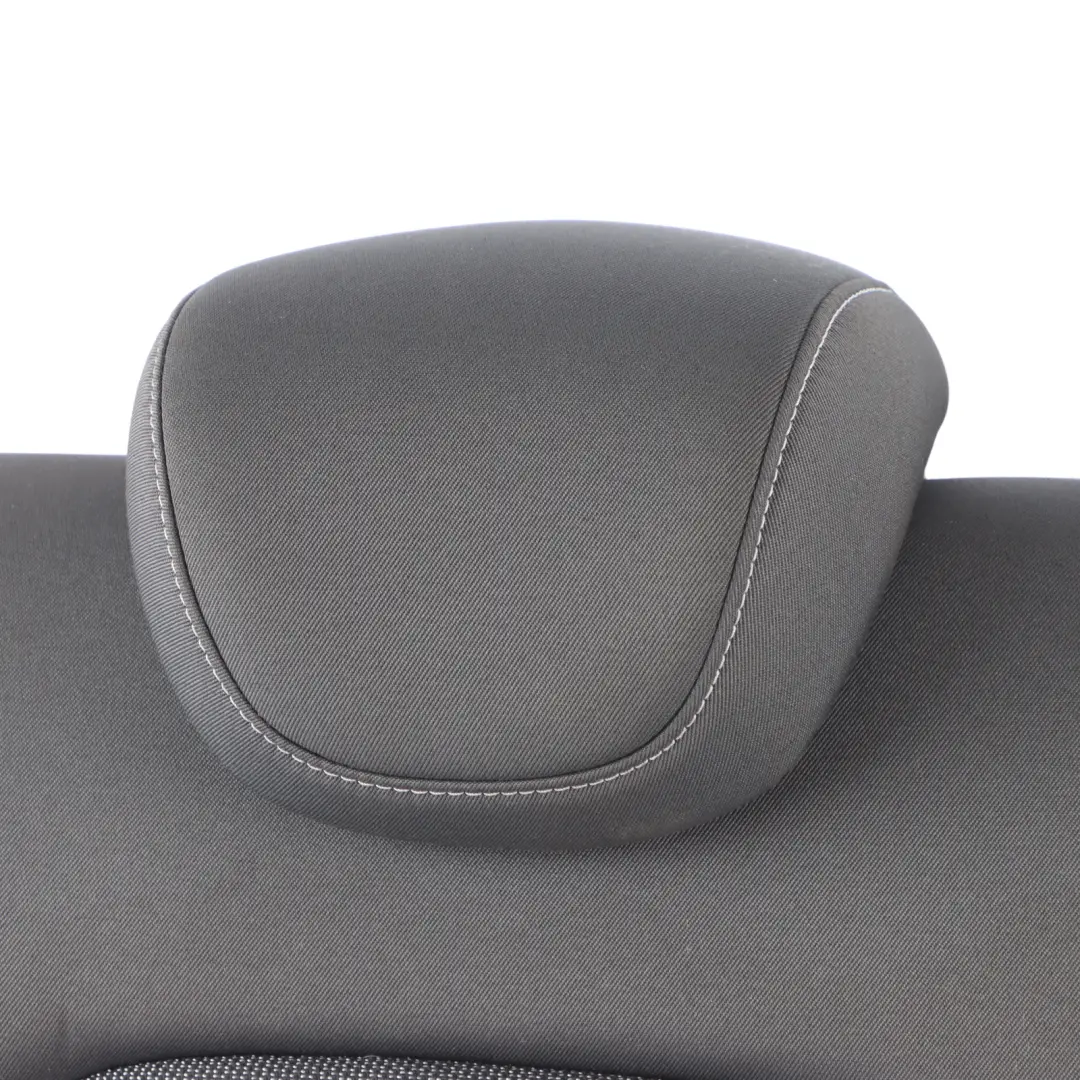 Audi A1 8X Seat Backrest Cover Rear Left N/S Black Cloth Fabric 8X4885805A