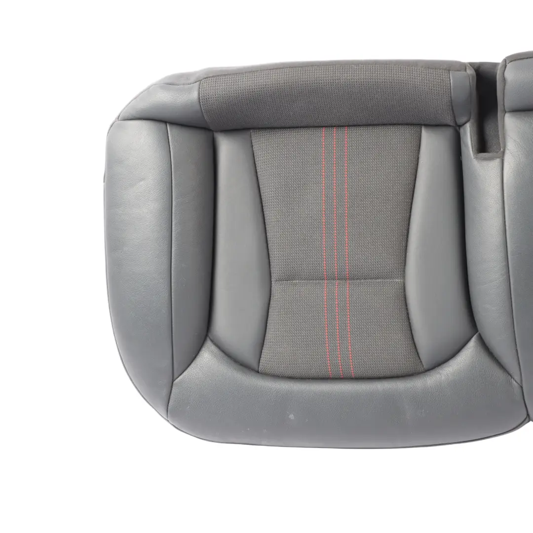 Audi S1 8X Rear Seat Cover Couch Bench Black Tomato Red Leather Fabric