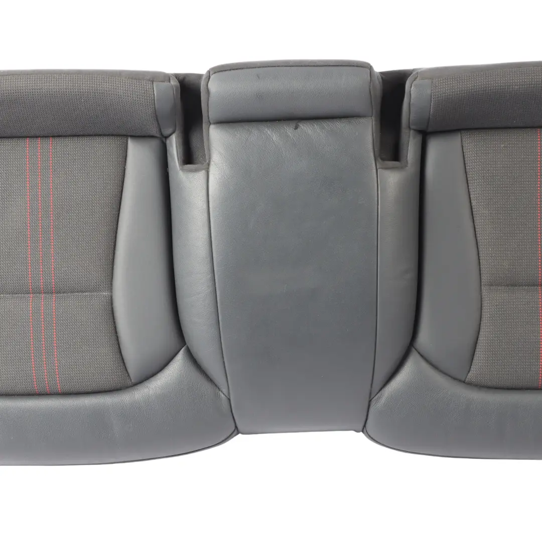 Audi S1 8X Rear Seat Cover Couch Bench Black Tomato Red Leather Fabric