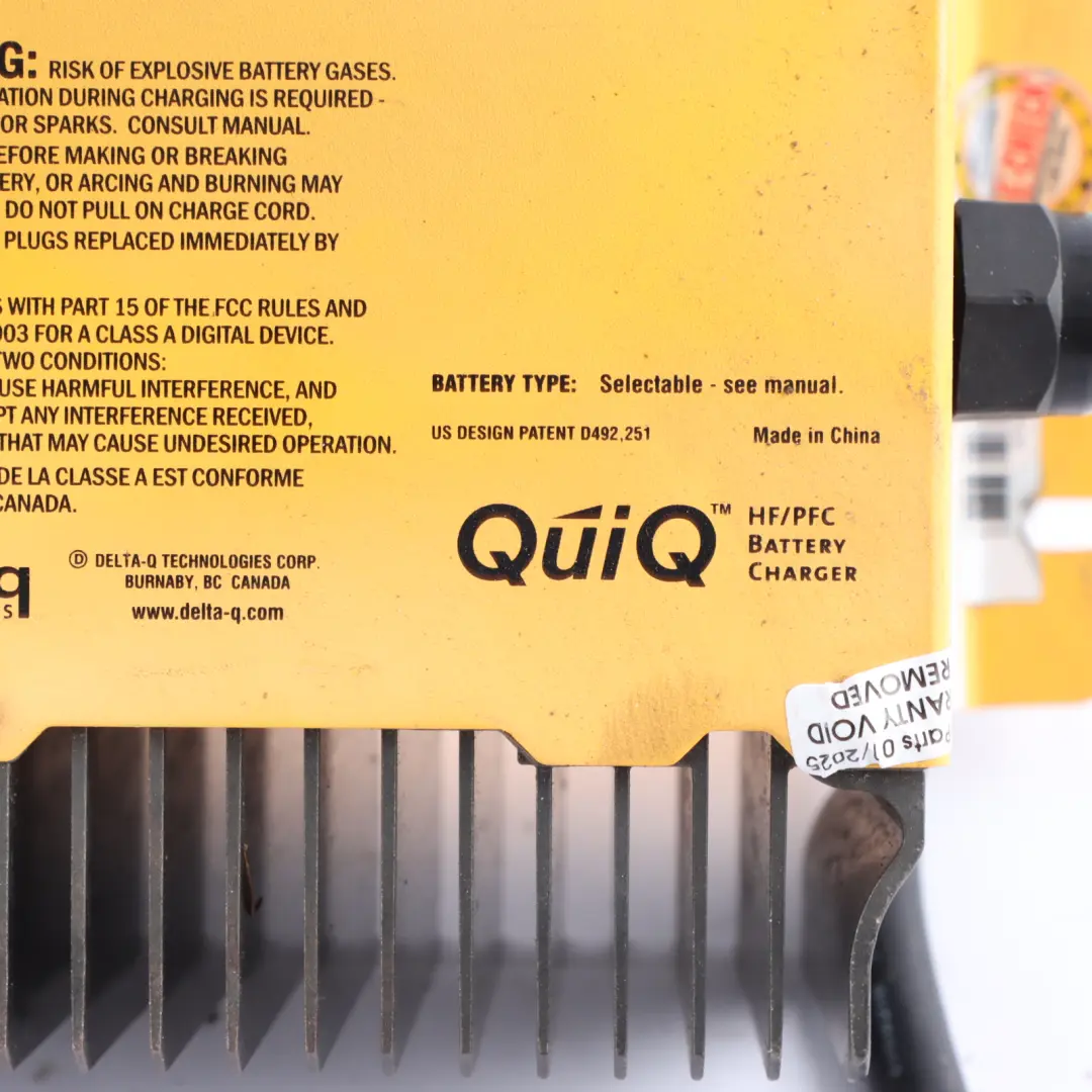 Delta-Q QuiQ 1000 Series Industrial Battery Charger Electrical Unit 912-7200