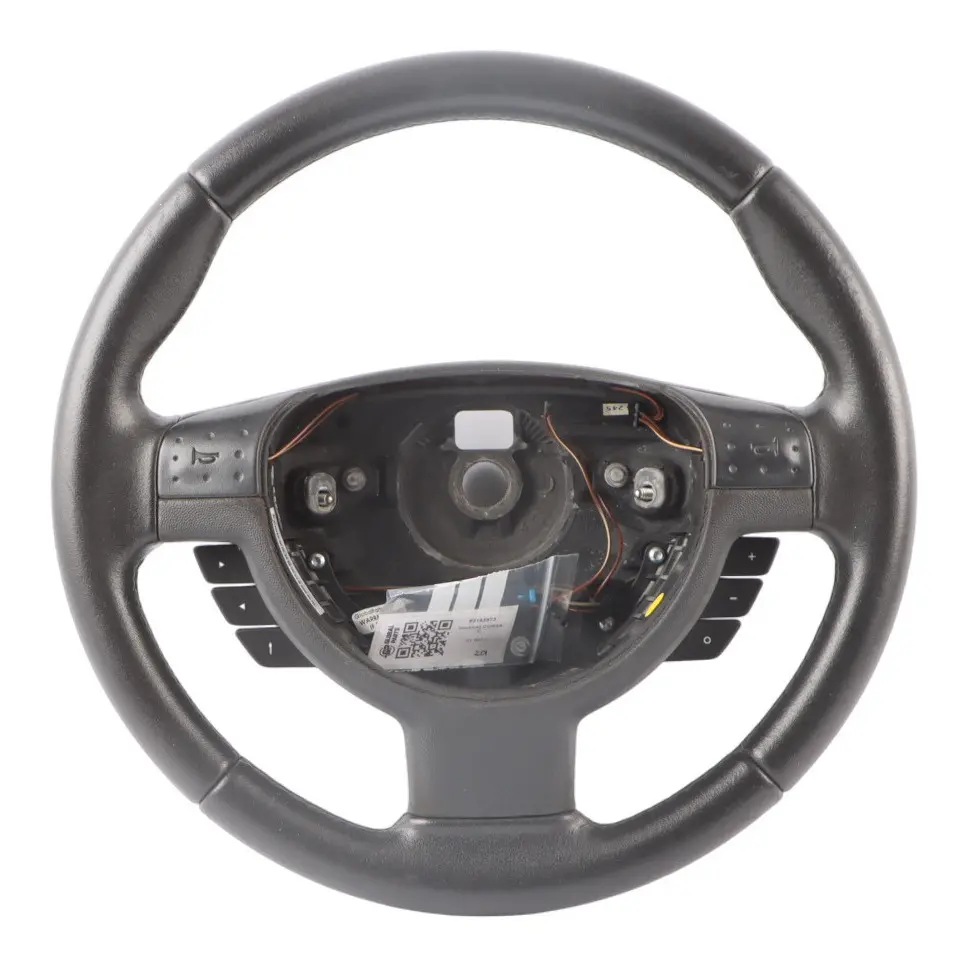 Vauxhall Meriva A Steering Wheel Black Leather Multifunction 93185973