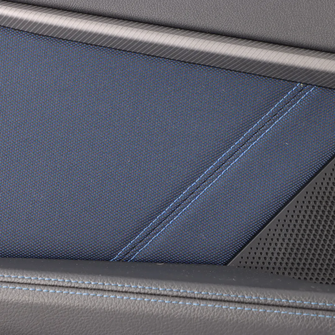 BMW F44 Door Card Front Left N/S Trim Panel Cloth Navy 9418297