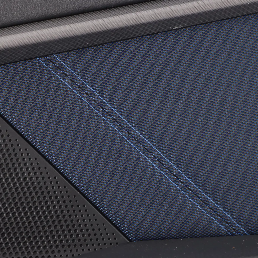 BMW F44 Door Card Front Right O/S Trim Panel Cloth Navy 9418298