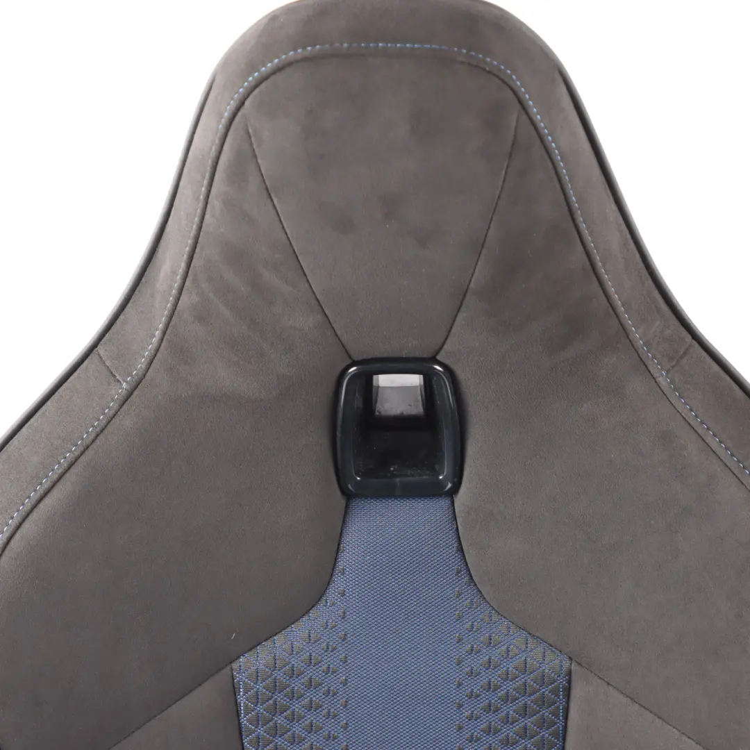 BMW F44 Gran Coupe Sport Seat Front Left N/S Heated Trigon Alcantara Black Blue