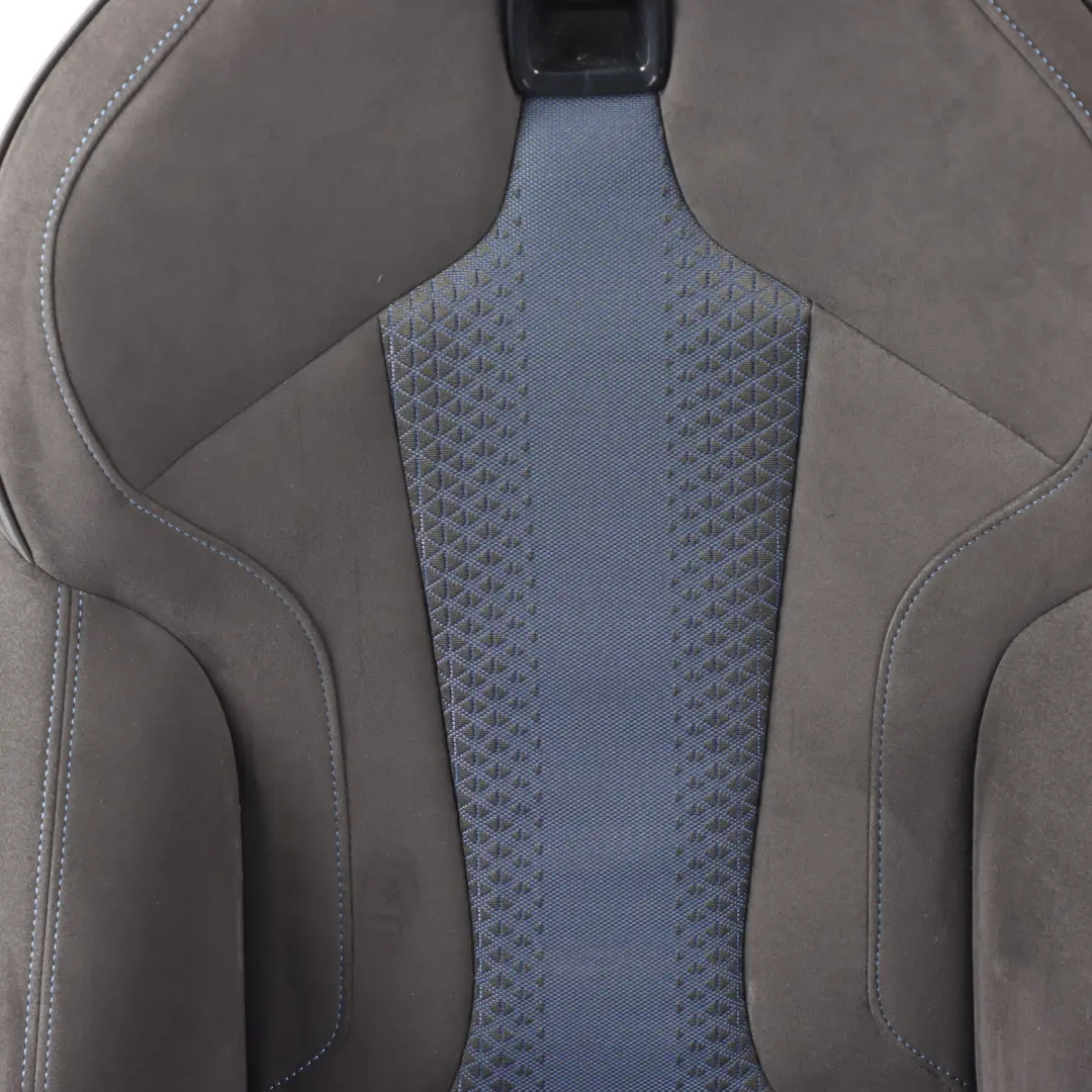 BMW F44 Gran Coupe Sport Seat Front Left N/S Heated Trigon Alcantara Black Blue