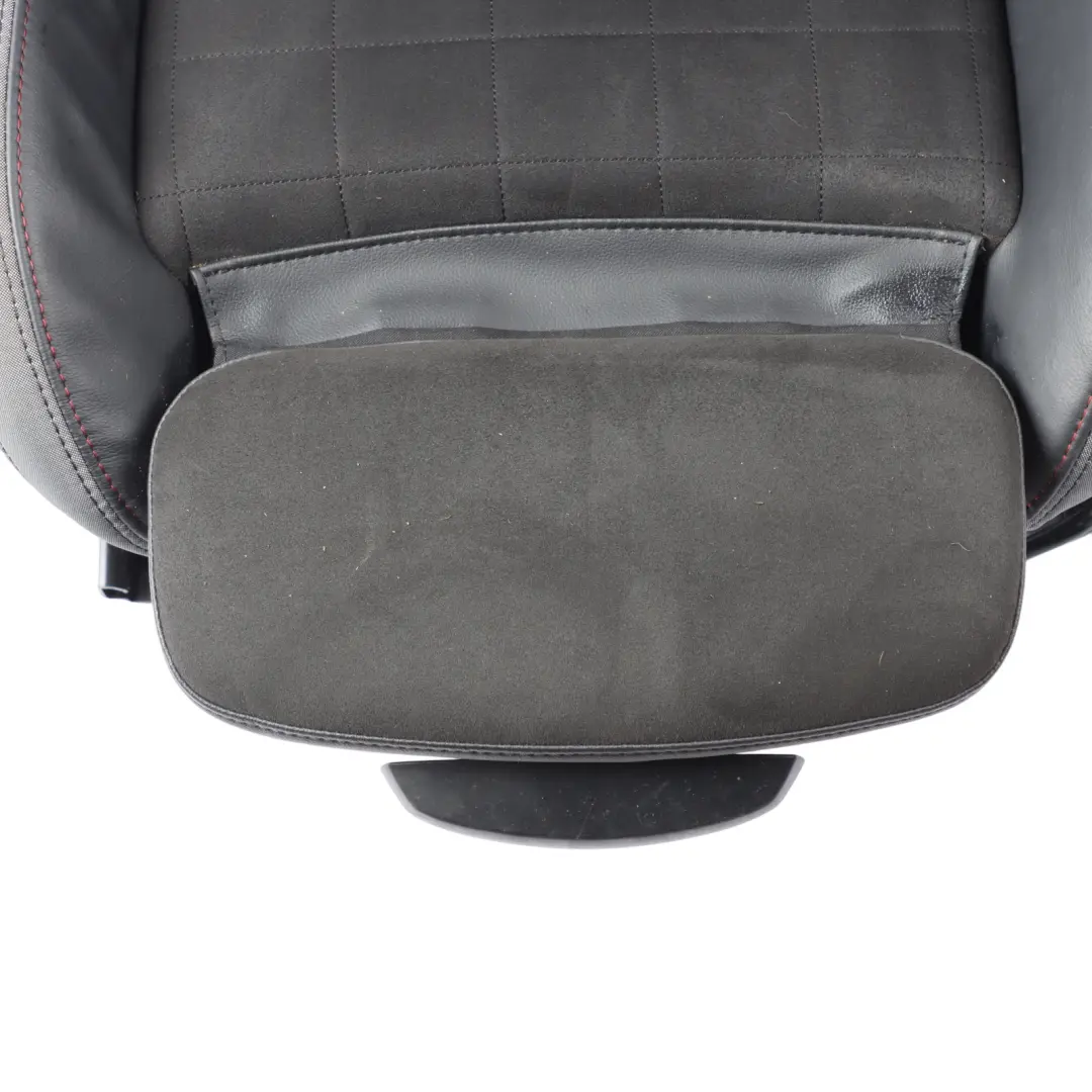 Mini F56 JCW Seat Front Left N/S Heated Alcantara Leather Dinamica Carbon Black