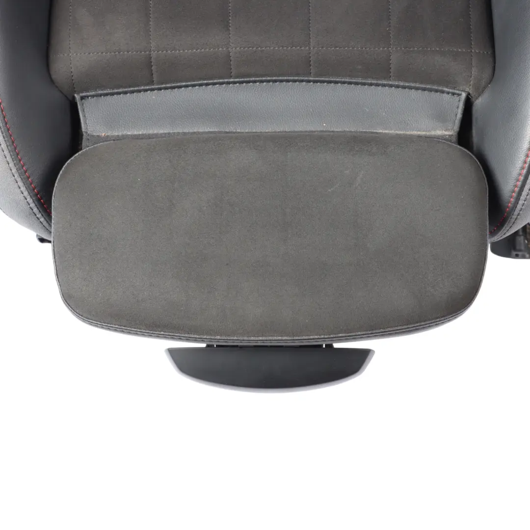 Mini F55 JCW Seat Front Left N/S Heated Alcantara Leather Dinamica Carbon Black