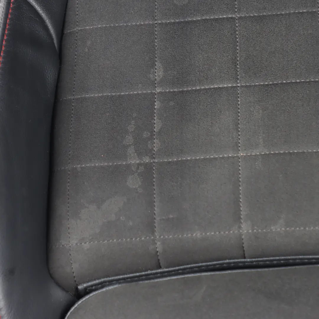 Mini F55 JCW Seat Front Right O/S Heated Alcantara Leather Dinamica Carbon Black