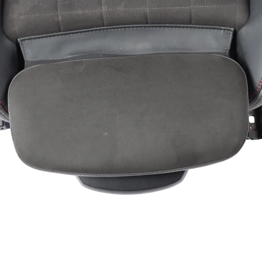 Mini F55 JCW Seat Front Right O/S Heated Alcantara Leather Dinamica Carbon Black