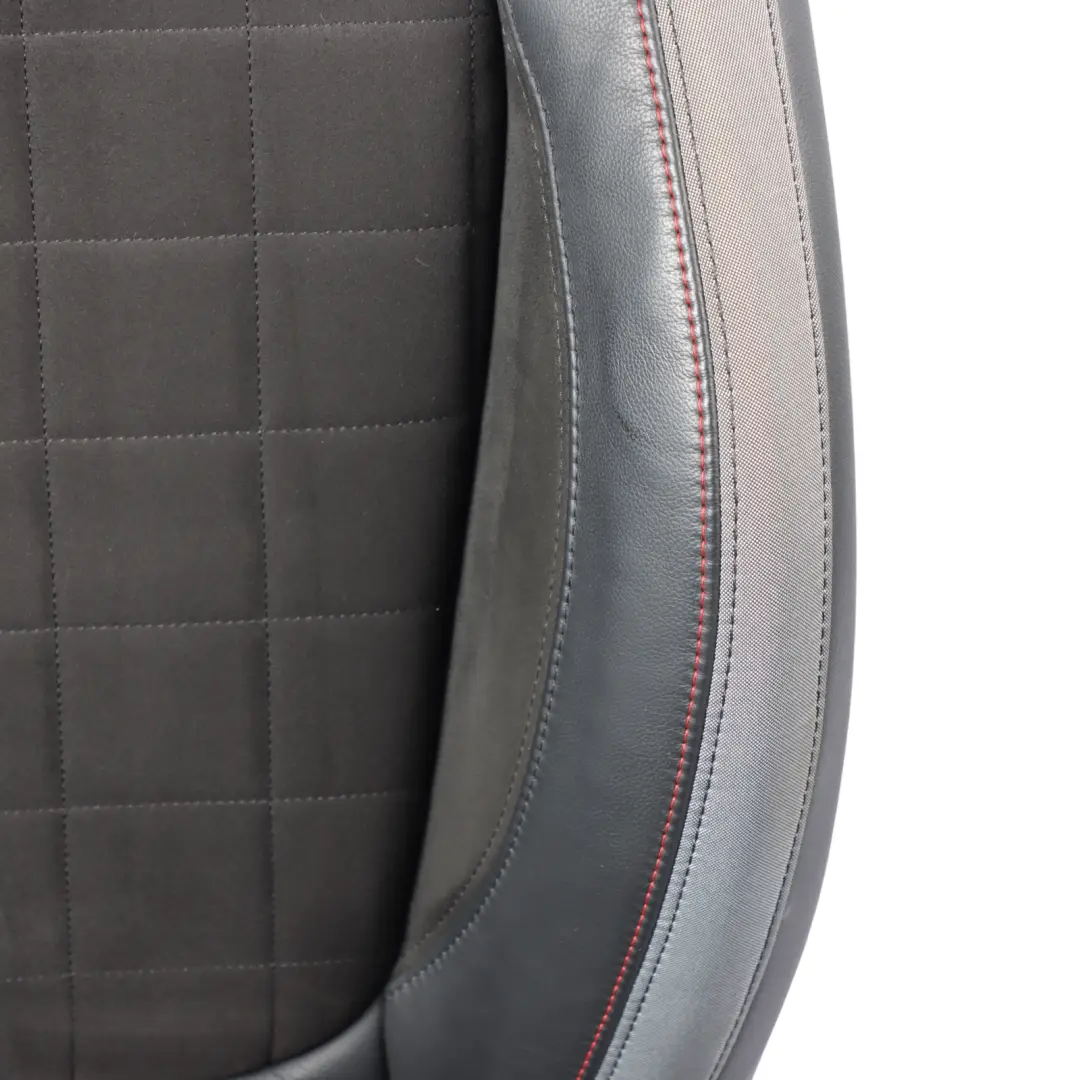 Mini F55 JCW Seat Front Right O/S Heated Alcantara Leather Dinamica Carbon Black