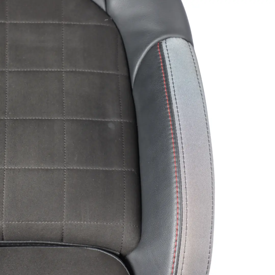 Mini F55 JCW Seat Front Right O/S Heated Alcantara Leather Dinamica Carbon Black