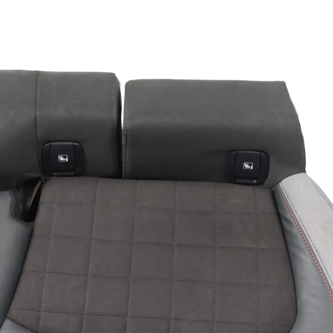 Mini F55 Rear Seat Bench Couch Cover Cloth Leather Dianamica Black 