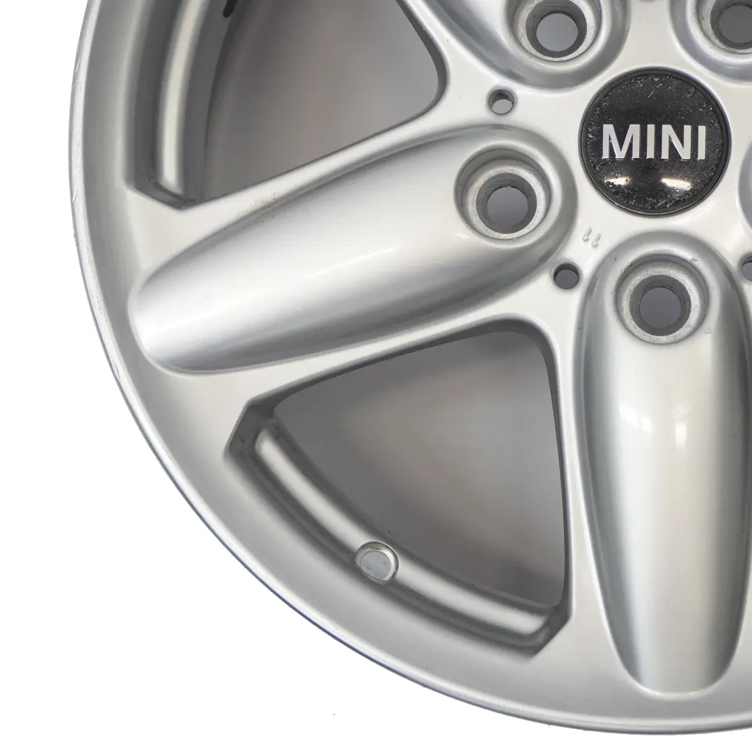 Mini Cooper One R60 R61 Silver Wheel Alloy Rim 16" 6,5J 5-Star Single Spoke 124