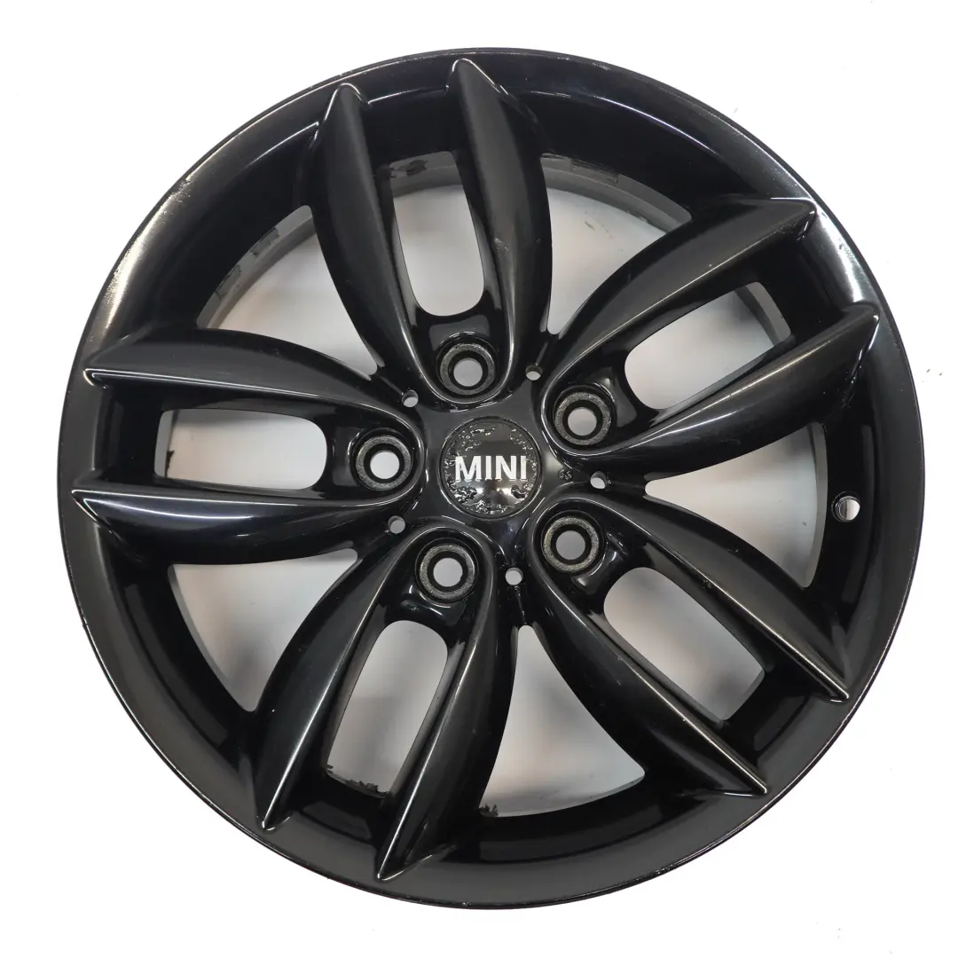 Mini Cooper R60 R61 Black Wheel Alloy Rim 17" 7J 5-Star Double Spoke 124