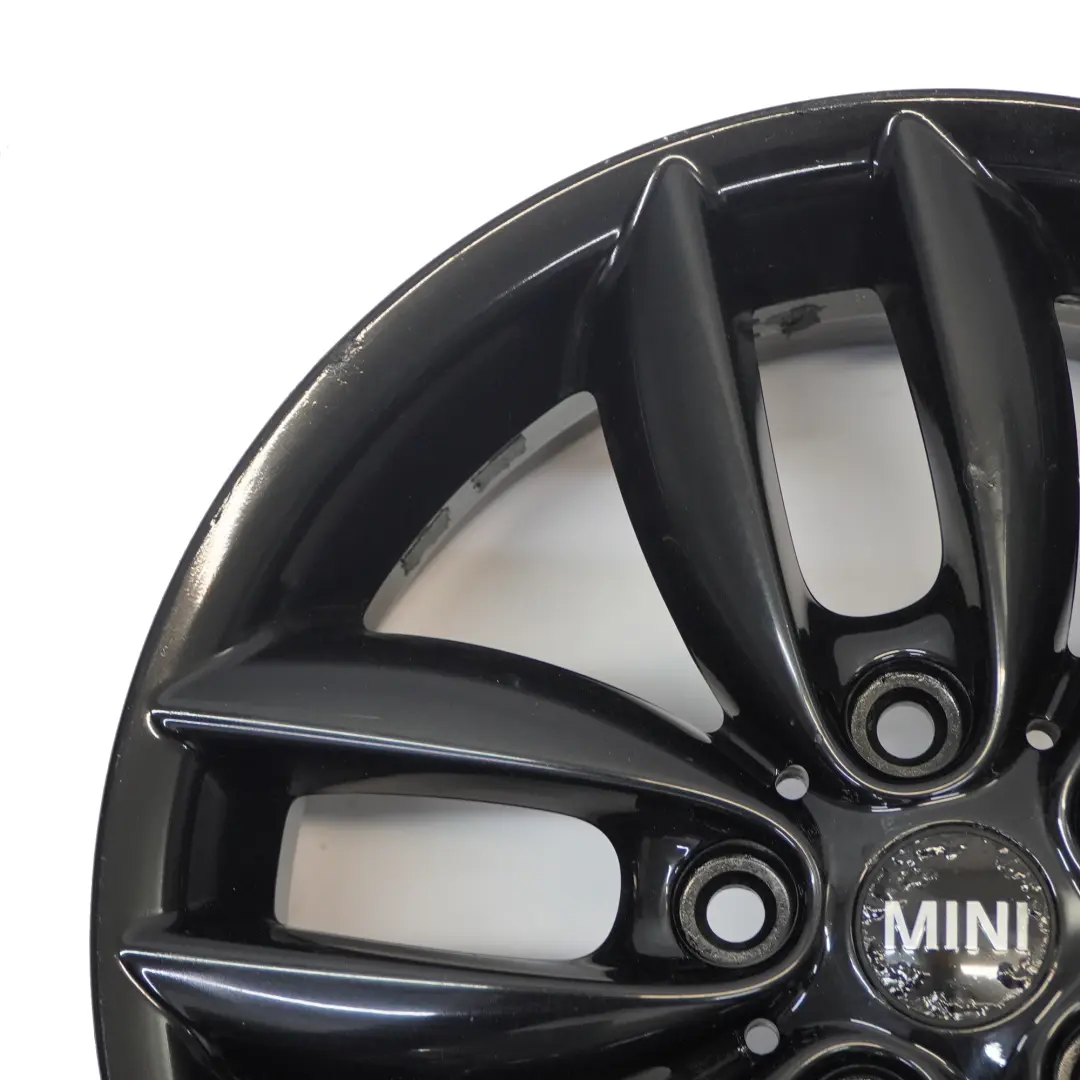 Mini Cooper R60 R61 Black Wheel Alloy Rim 17" 7J 5-Star Double Spoke 124