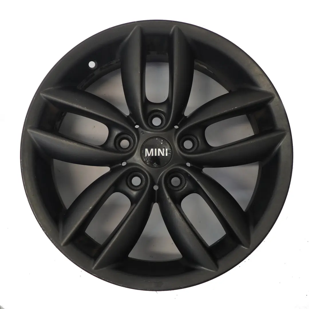 Mini Cooper R60 R61 llanta de aleación negro 17 "7J 5-Star doble radio 124