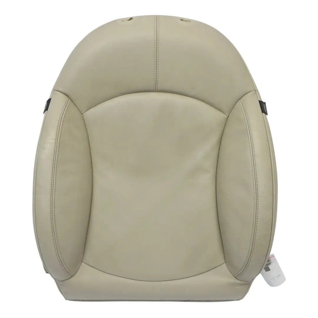 Mini R60 Vorder Sitz Rücken Lehne Sport Links Leder Polar Beige 9806613