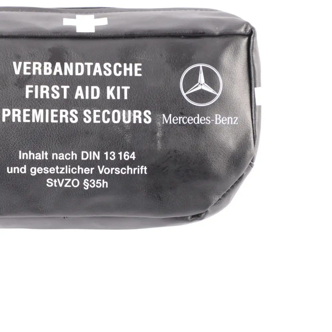 Mercedes Universal First Aid Emergency Medical Kit Black Pouch A0008600550