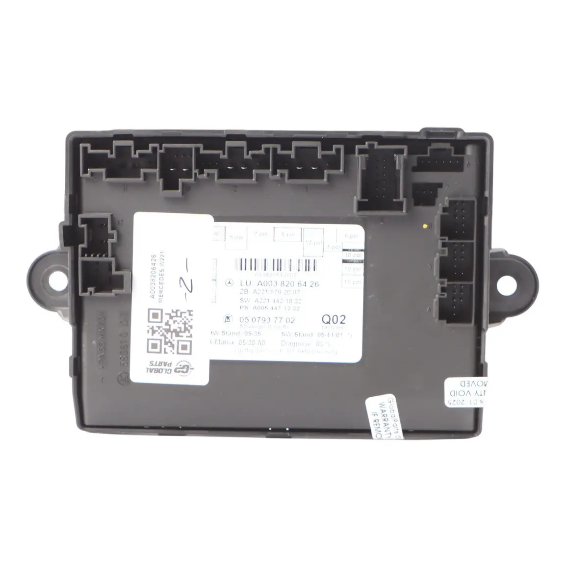 Mercedes W221 Door Control Module Unit ECU Front Right O/S A0038206426