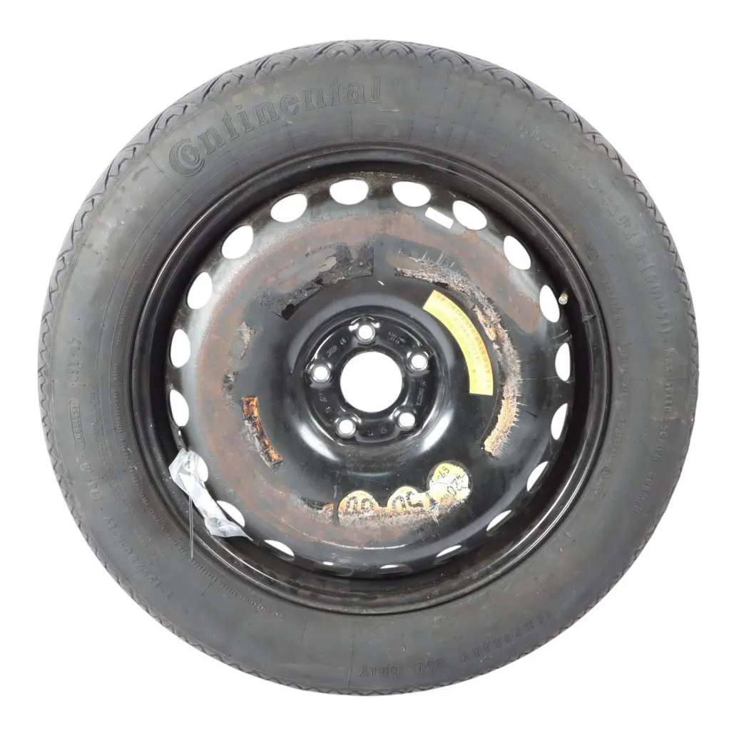 Mercedes ML W166 Spare Wheel 4,5J ET:40 Tyre Continental R19 155/80 A1644000102