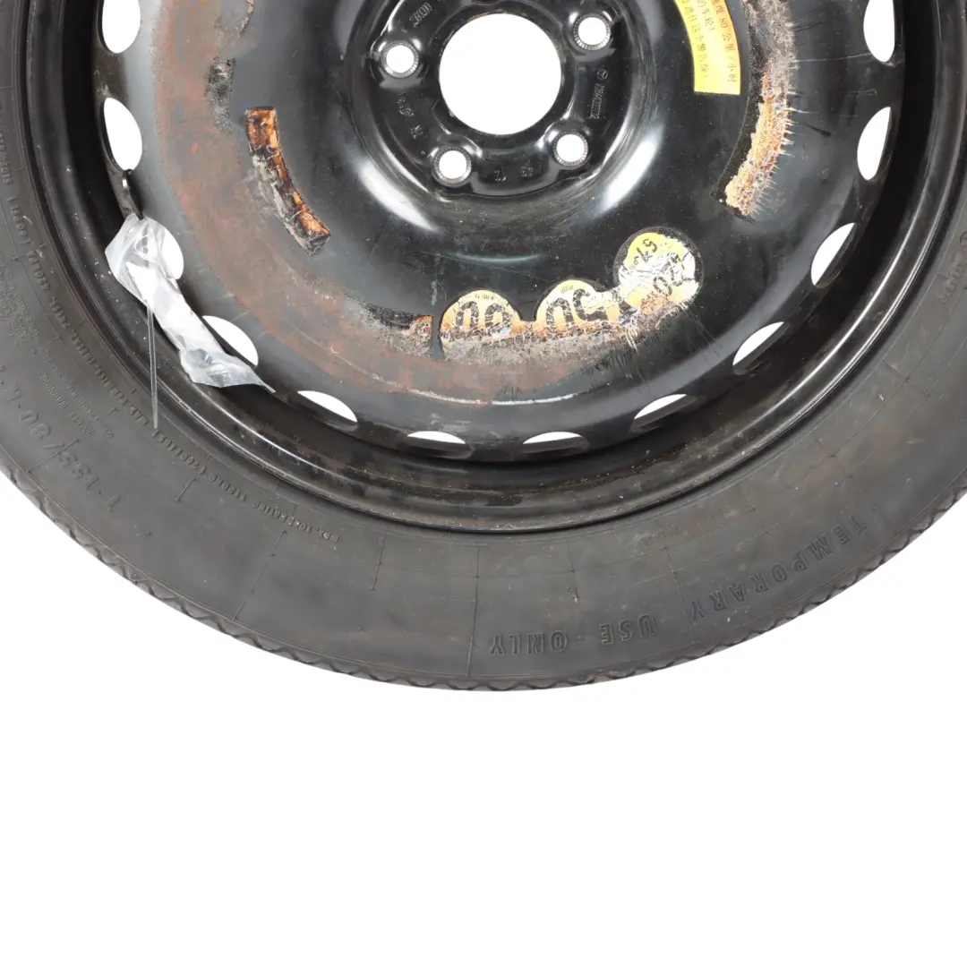 Mercedes ML W166 Spare Wheel 4,5J ET:40 Tyre Continental R19 155/80 A1644000102