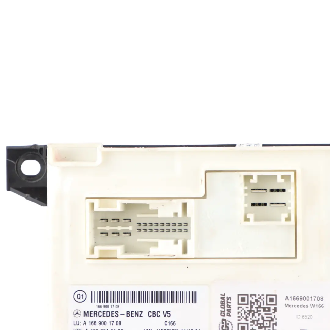 Mercedes X166 Module SAM Electronics Control Unit A1669001708