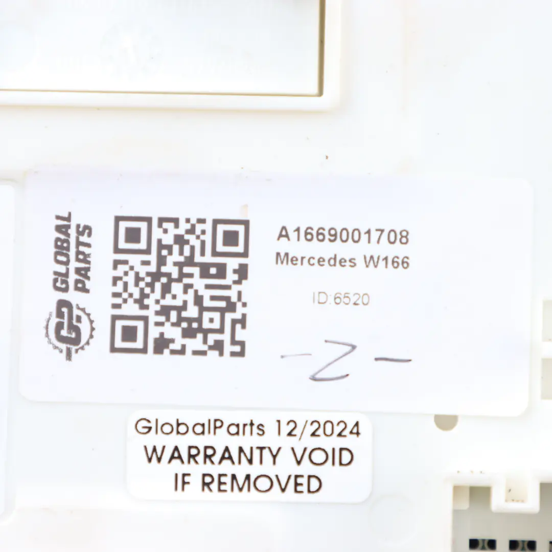 Mercedes X166 Module SAM Electronics Control Unit A1669001708