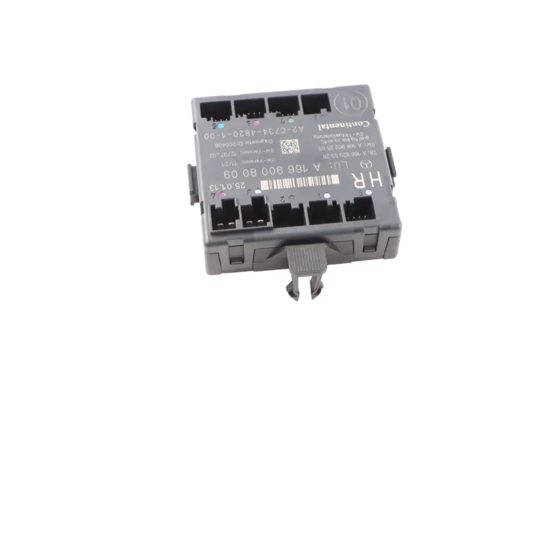 Mercedes GLE W166 Módulo control cableado puerta trasera derecha ECU A1669008009