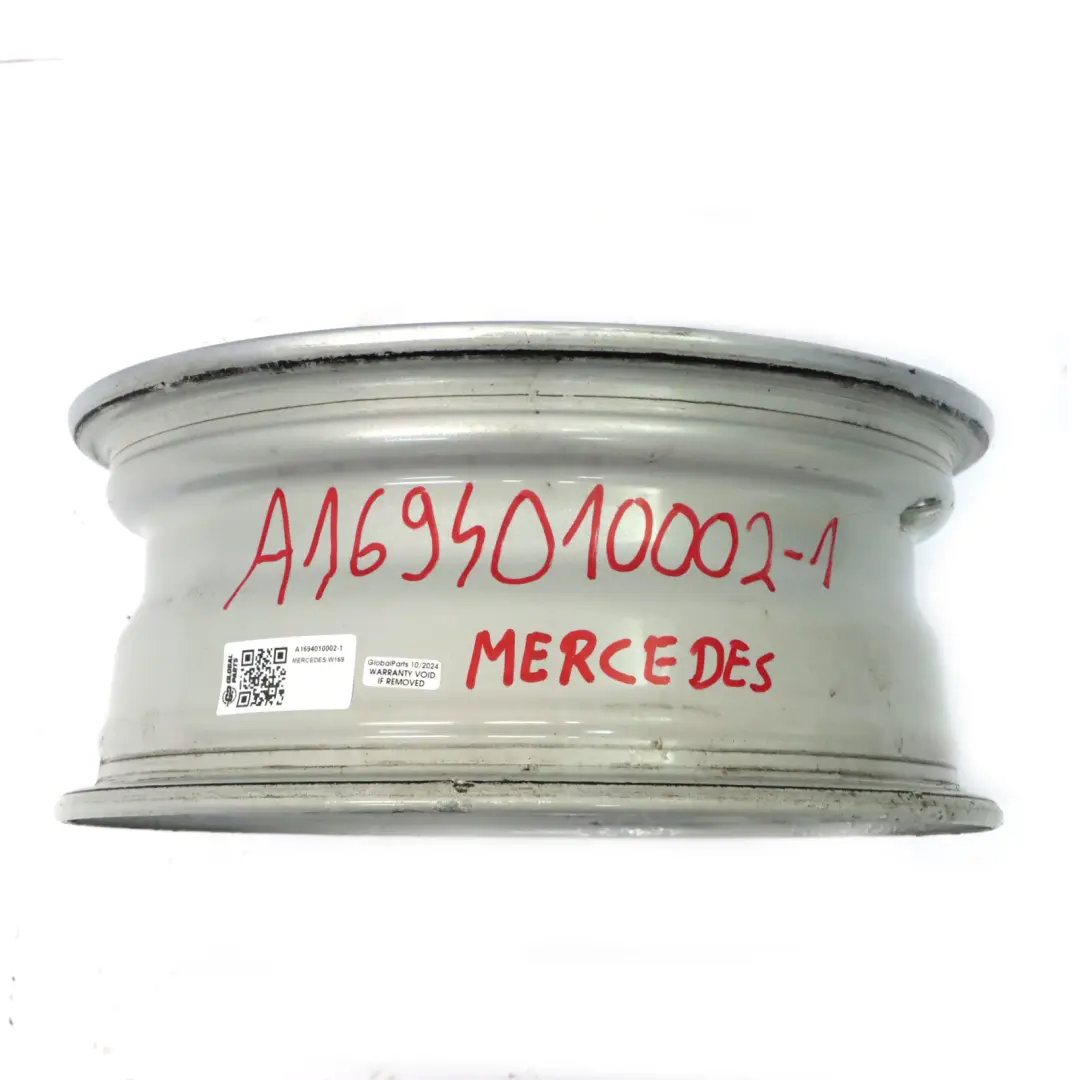 Mercedes W169 Silberne Leichtmetall felge 15" ET:44 6J A1694010002