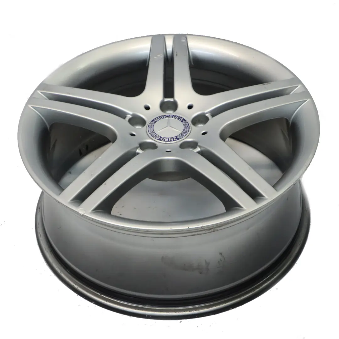 Mercedes W203 Silver Wheel Alloy Rim 18" ET:36 7,5J 5-Double Spoke A2034015502