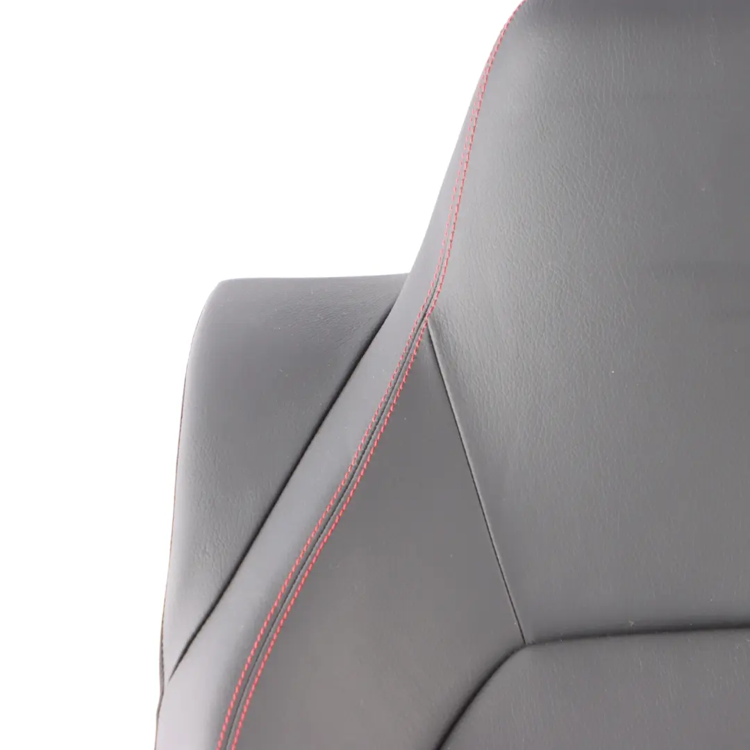 Seat Backrest Mercedes C204 C207 Rear Right O/S Back Cover Leather Black Red