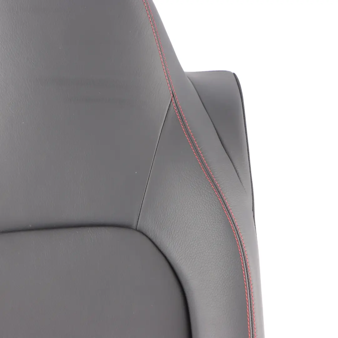 Seat Backrest Mercedes C204 C207 Rear Right O/S Back Cover Leather Black Red