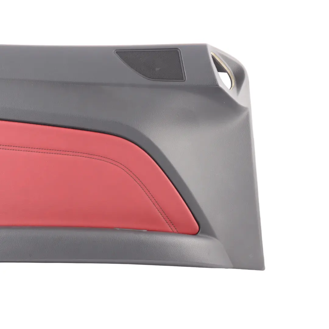 Mercedes C207 Rear Lateral Panel Left N/S Trim Covering Leather Black Red