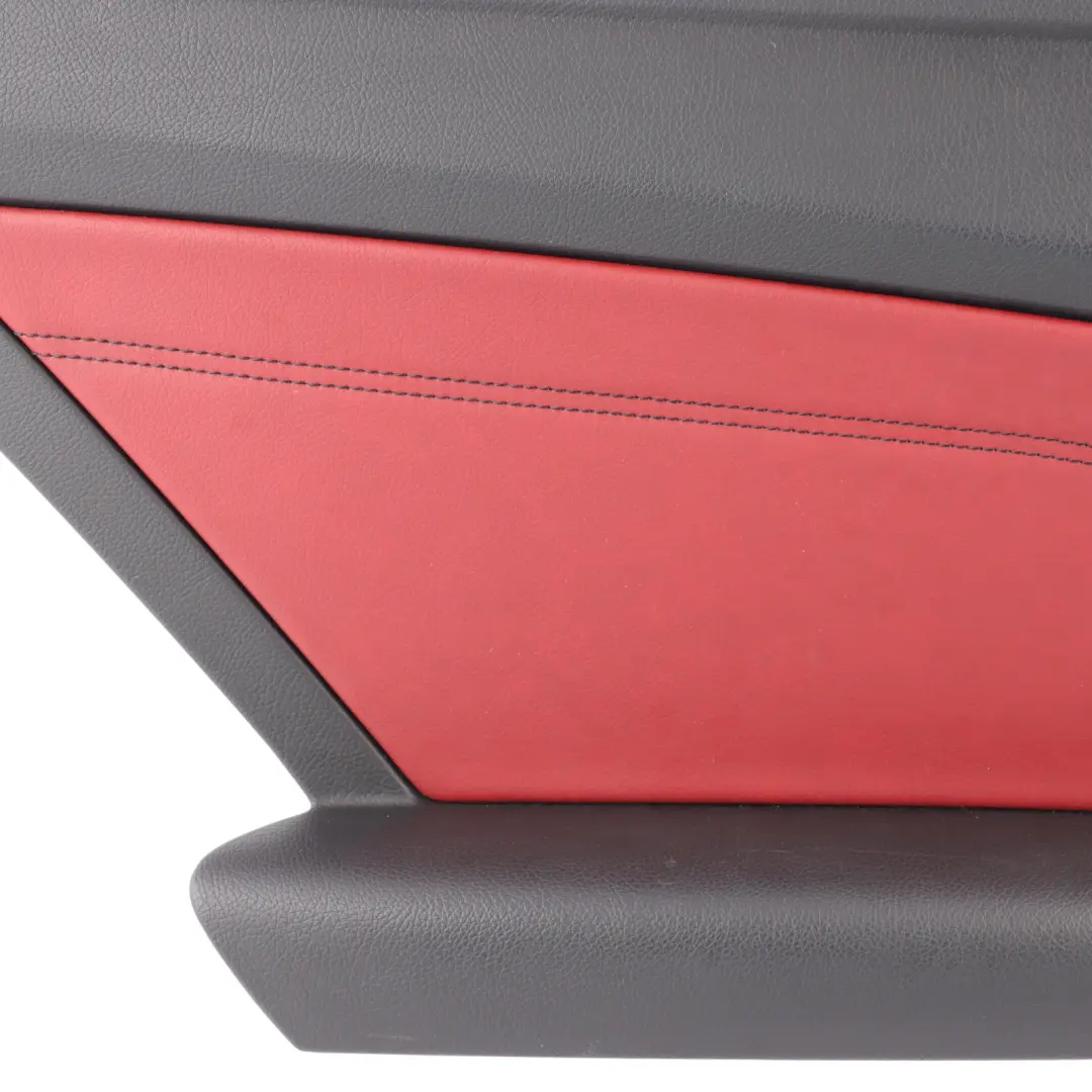 Mercedes C207 Rear Lateral Panel Left N/S Trim Covering Leather Black Red