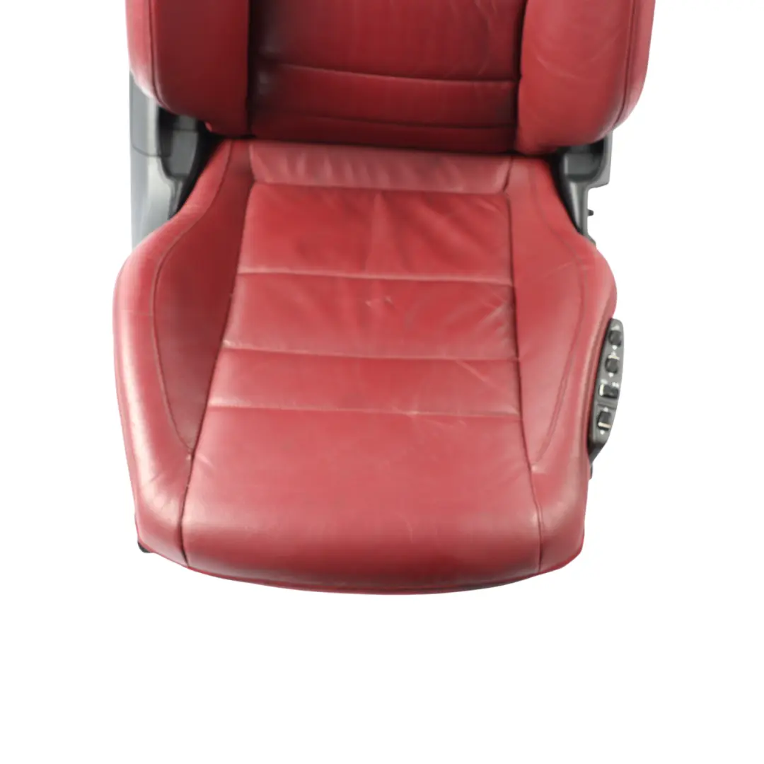 Mercedes C207 A207 Seat Front Right O/S Interior Heated Electric Leather Red