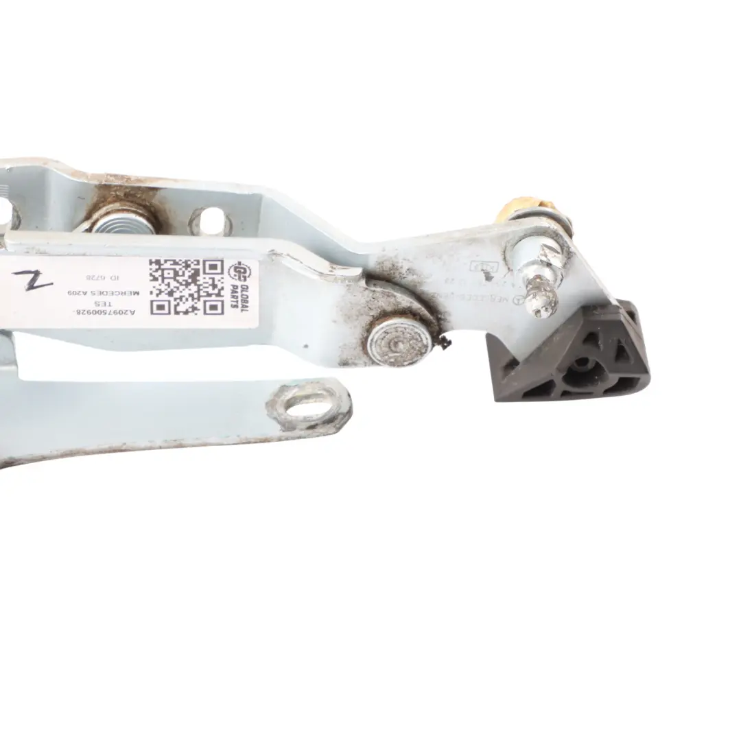 Mercedes W209 Cabrio Trunk Hinge Rear Left N/S Tellurium Silver - 762 