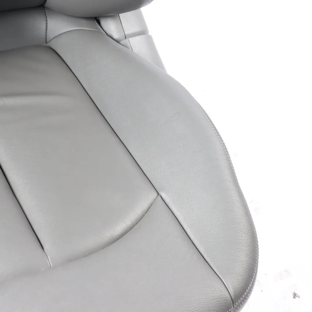 Mercedes A209 Seat Front Left N/S Heated Memory Leather Nappa Basalt Grey