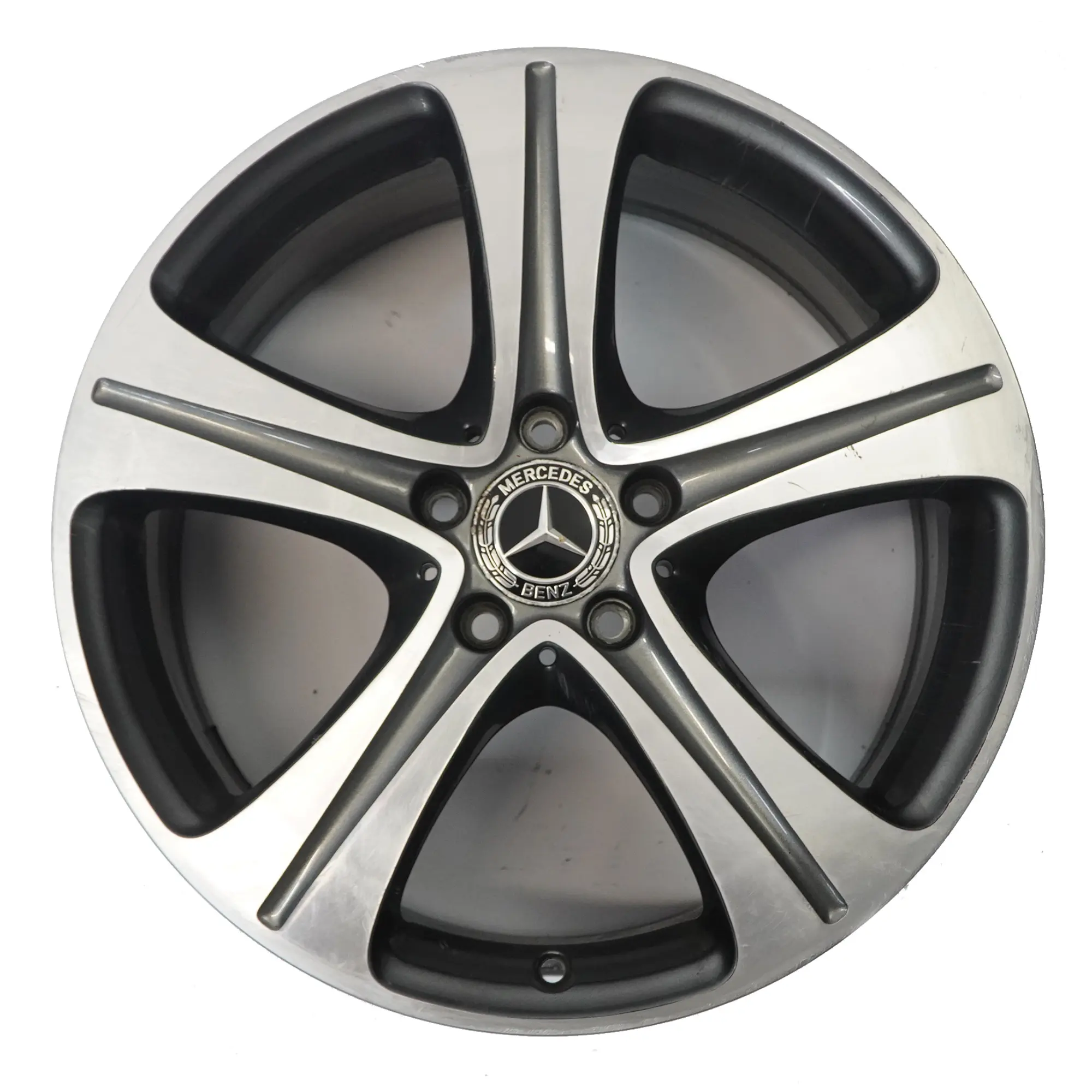 Mercedes W213 Alloy Wheel Rim 18" 8J ET:43 5-Spoke A2134011400