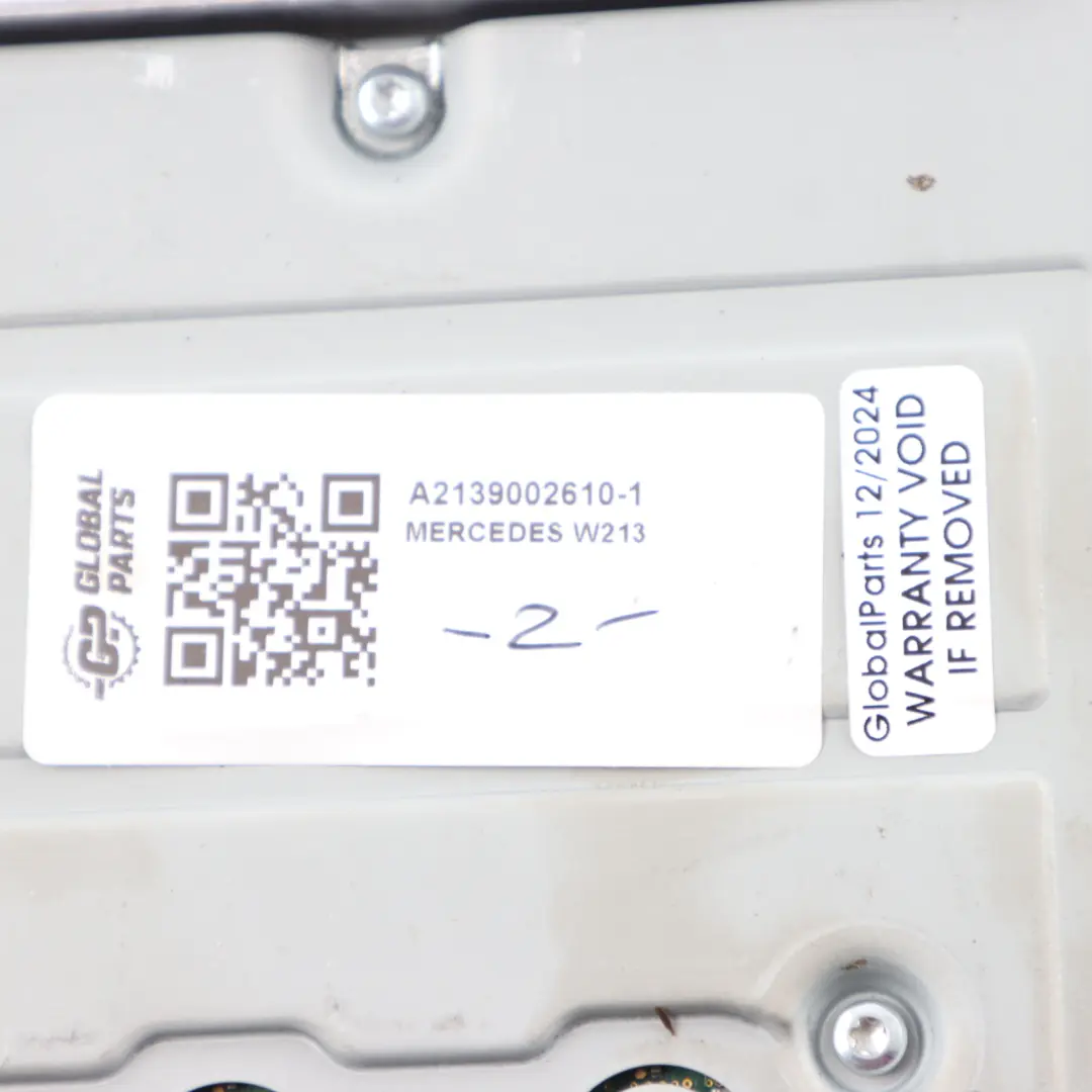 Mercedes W213 Control Unit Module Amplifier Premium Sound A2139002610