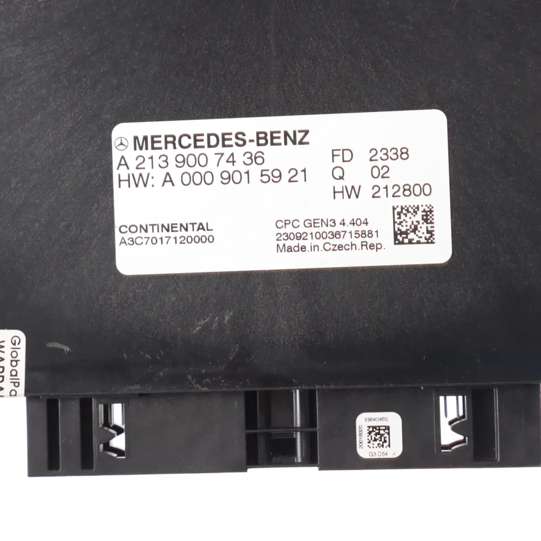 Mercedes W177 W213 Gearbox Transmission Control Module Unit ECU A2139007436