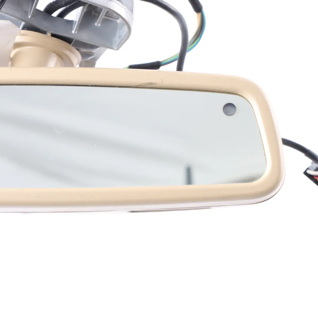 Mercedes W221 Interior Rear View Mirror Auto Dim Buckskin Beige A2218100617