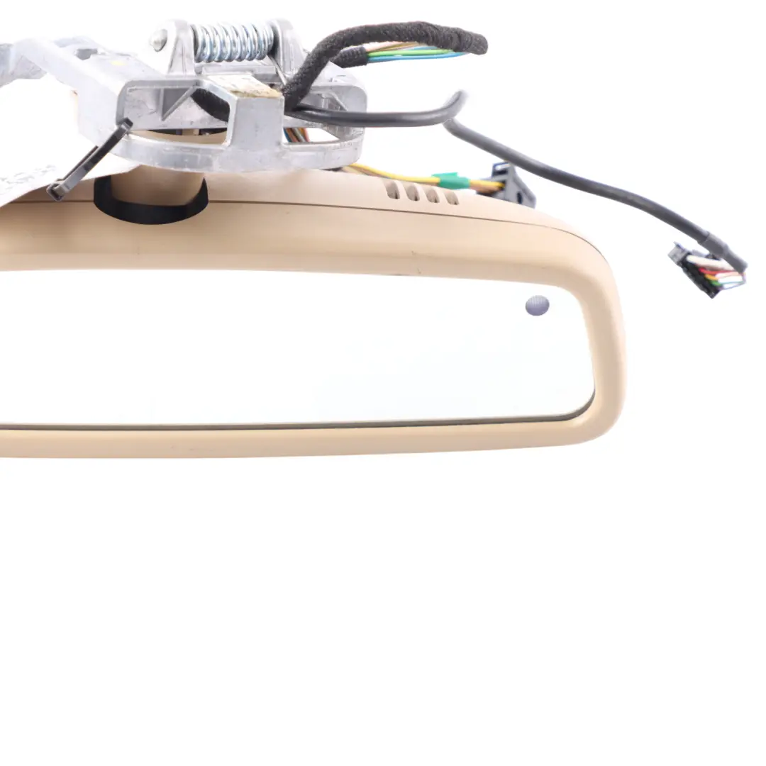 Mercedes W221 Interior Rear View Mirror Auto Dim Buckskin Beige A2218100617