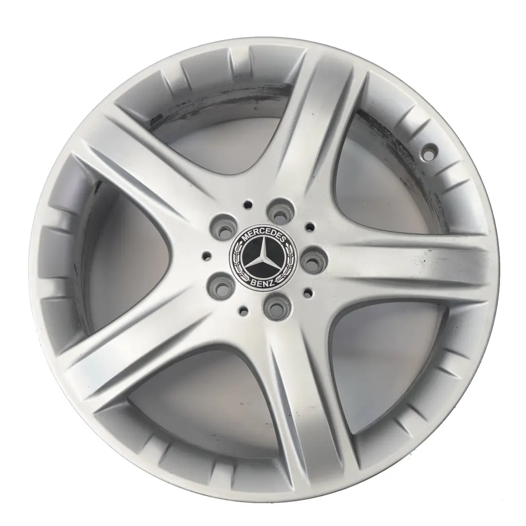 Mercedes W251 Srebrna felga aluminiowa 19" 8J ET:67 5 szprych A2514011202