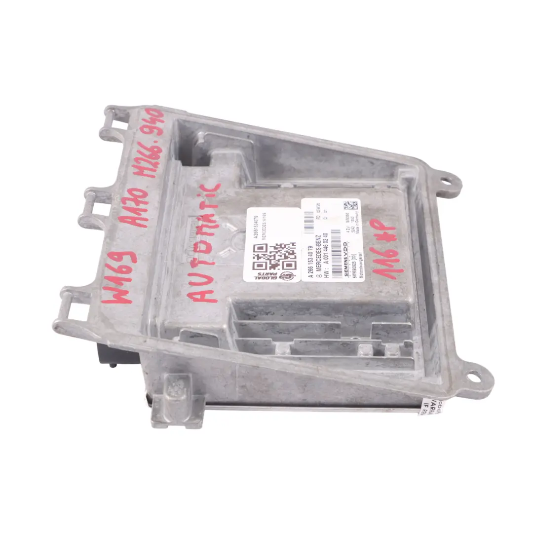 Mercedes W169 A170 266.940 116HP Unidad Control Motor ECU A2661534079 Automático