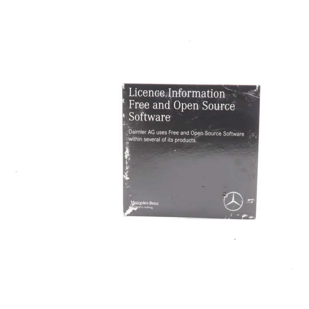 Mercedes W907 License Information Free And Open Source Software A9078271300