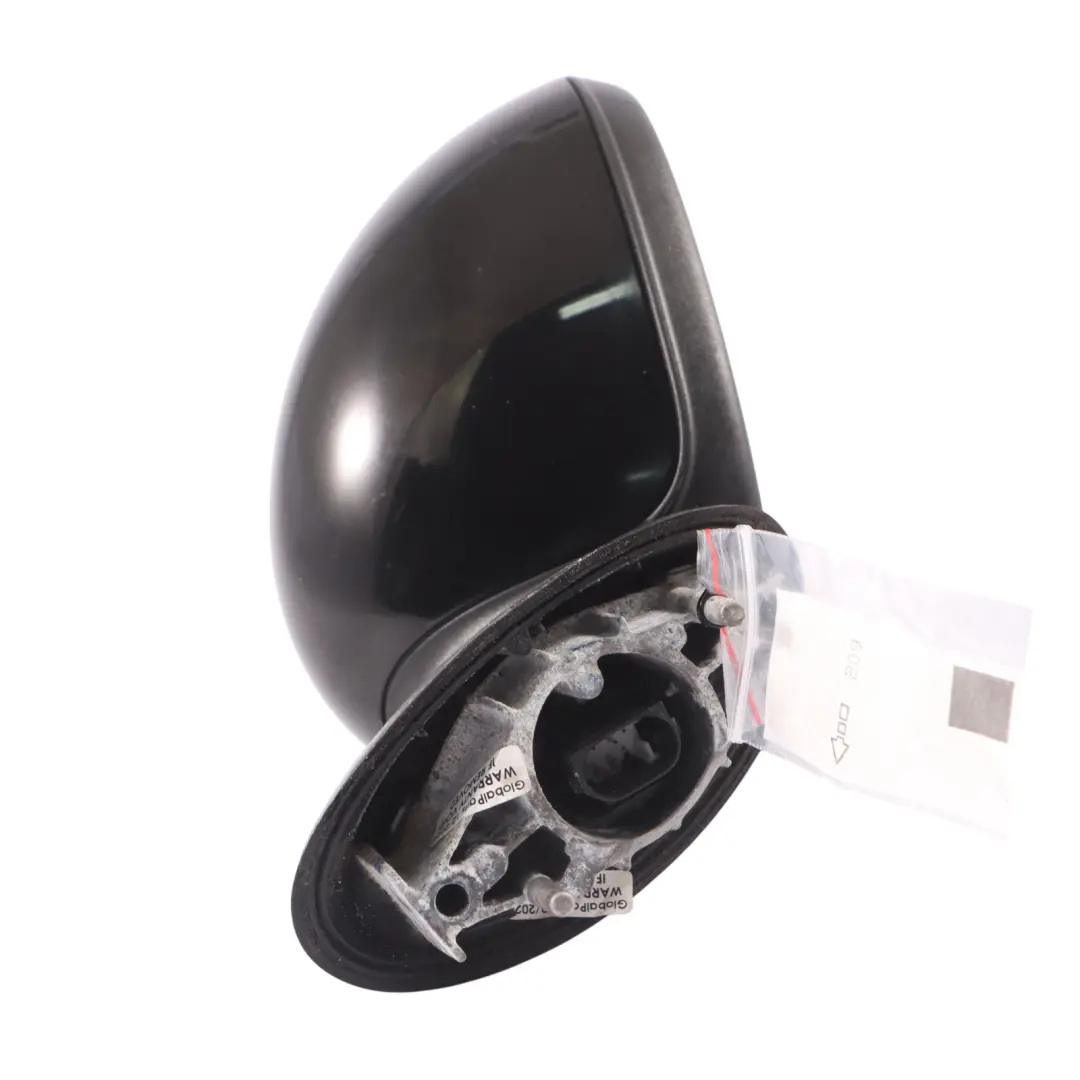 Wing Mirror Mini Cooper One R55 R56 R57 Outside Left Door N/S Black 3 Pins 